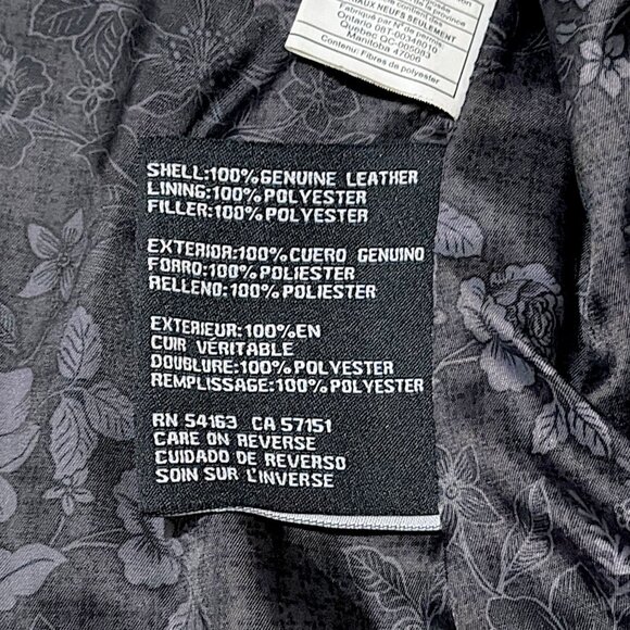 Guess Jacket Womens M Black Buttersoft Leather Moto Crop Goth Punk Biker Concert - Picture 15 of 16